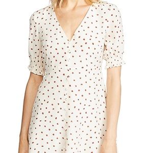 Madewell Silk Strawberry Dress